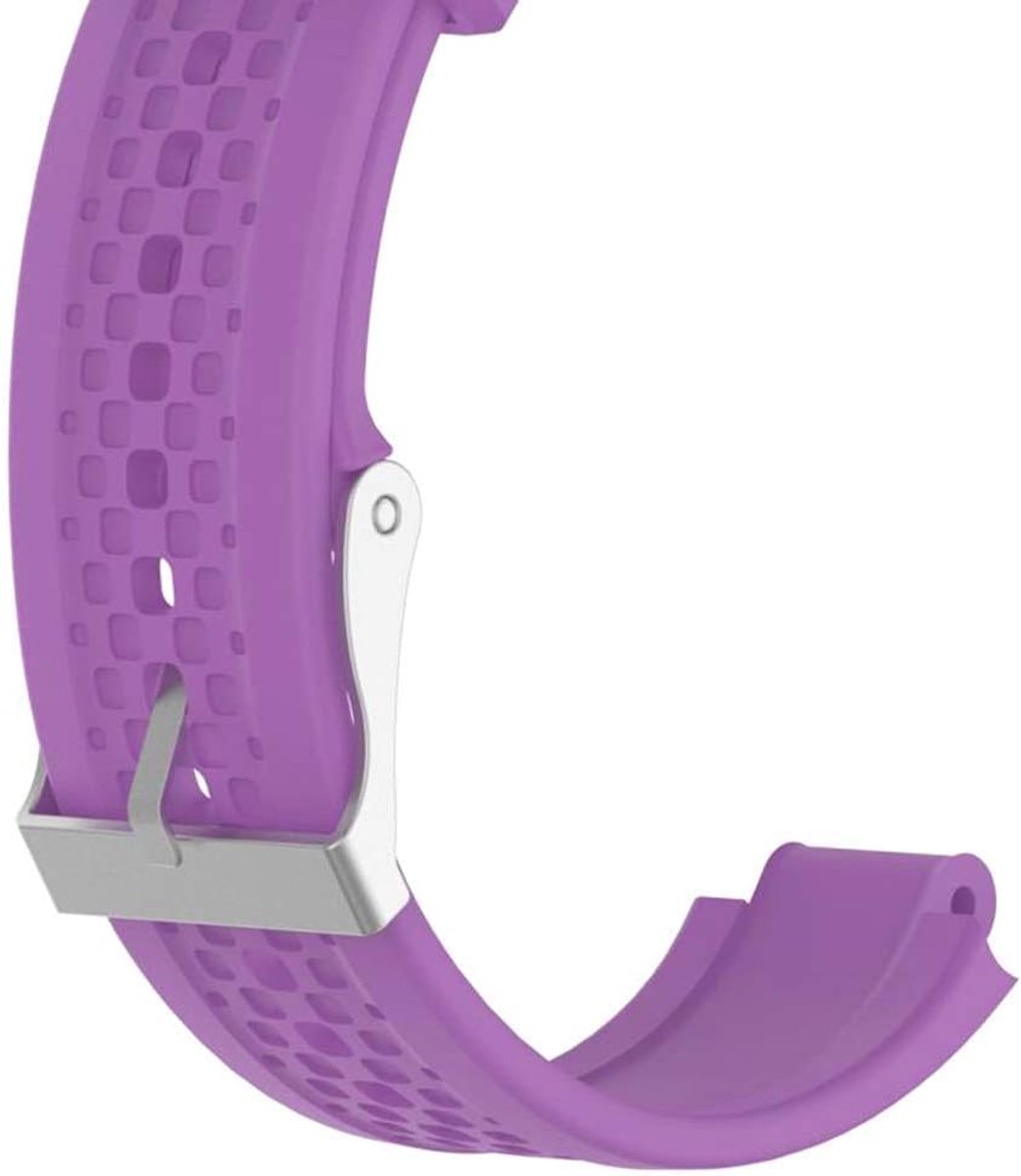 Siliconen Band - Vervangende Riem - Hardlopen Tracker - Lichtgewicht Comfort - 205x22mm - Paars