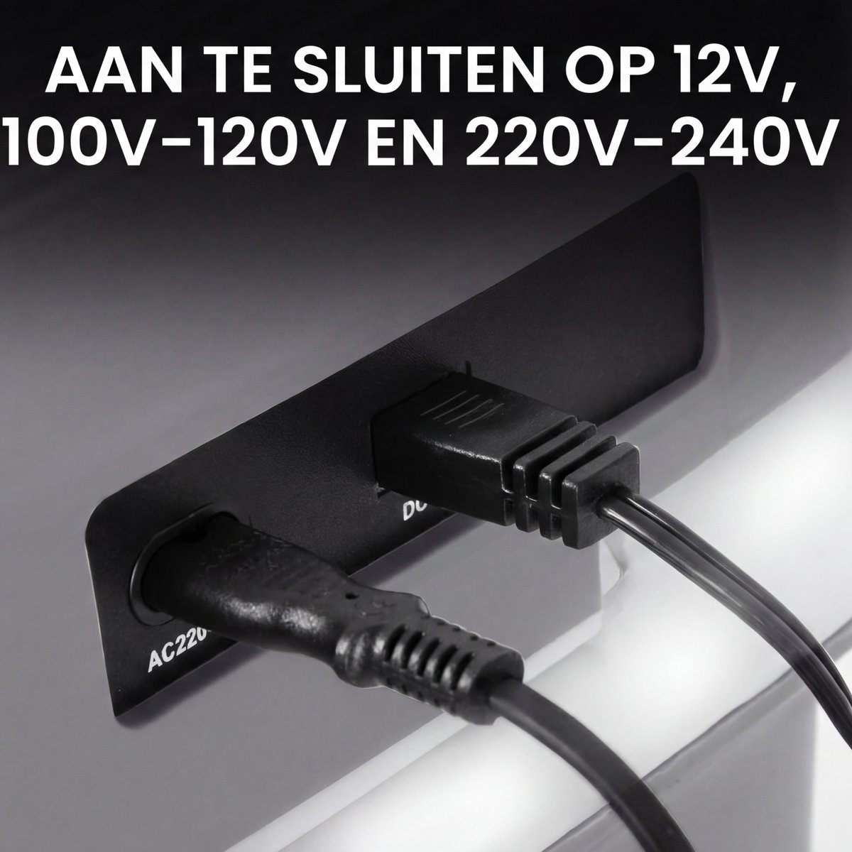Outbee Elektrische Koelbox - Koelbox elektrisch 12v 230 volt - Koelbox auto - 21L - Geschikt voor 1,5 liter flessen - Grijs – foto 4
