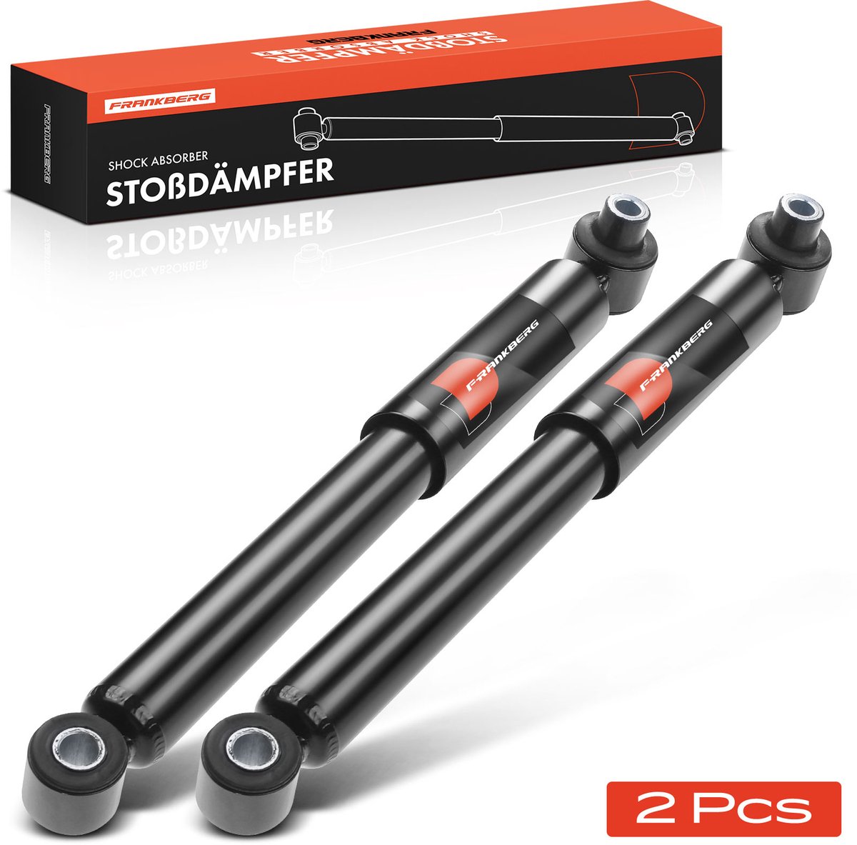 Frankberg 2x Demper Achteras voor Renault