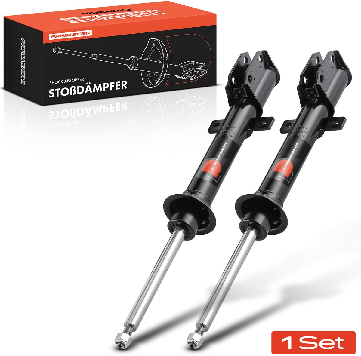 Frankberg 2x Demper Vooras voor Renault Scénic I MPV FA0 JA0/1 18L