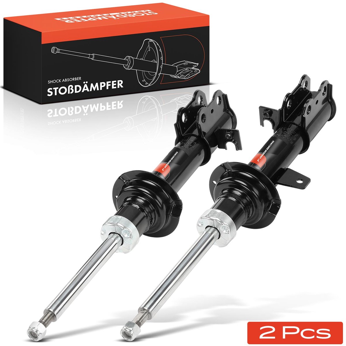 Frankberg 2x Demper Achteras voor Toyota MR 2 III ZZW3 1.8L 2000-2007
