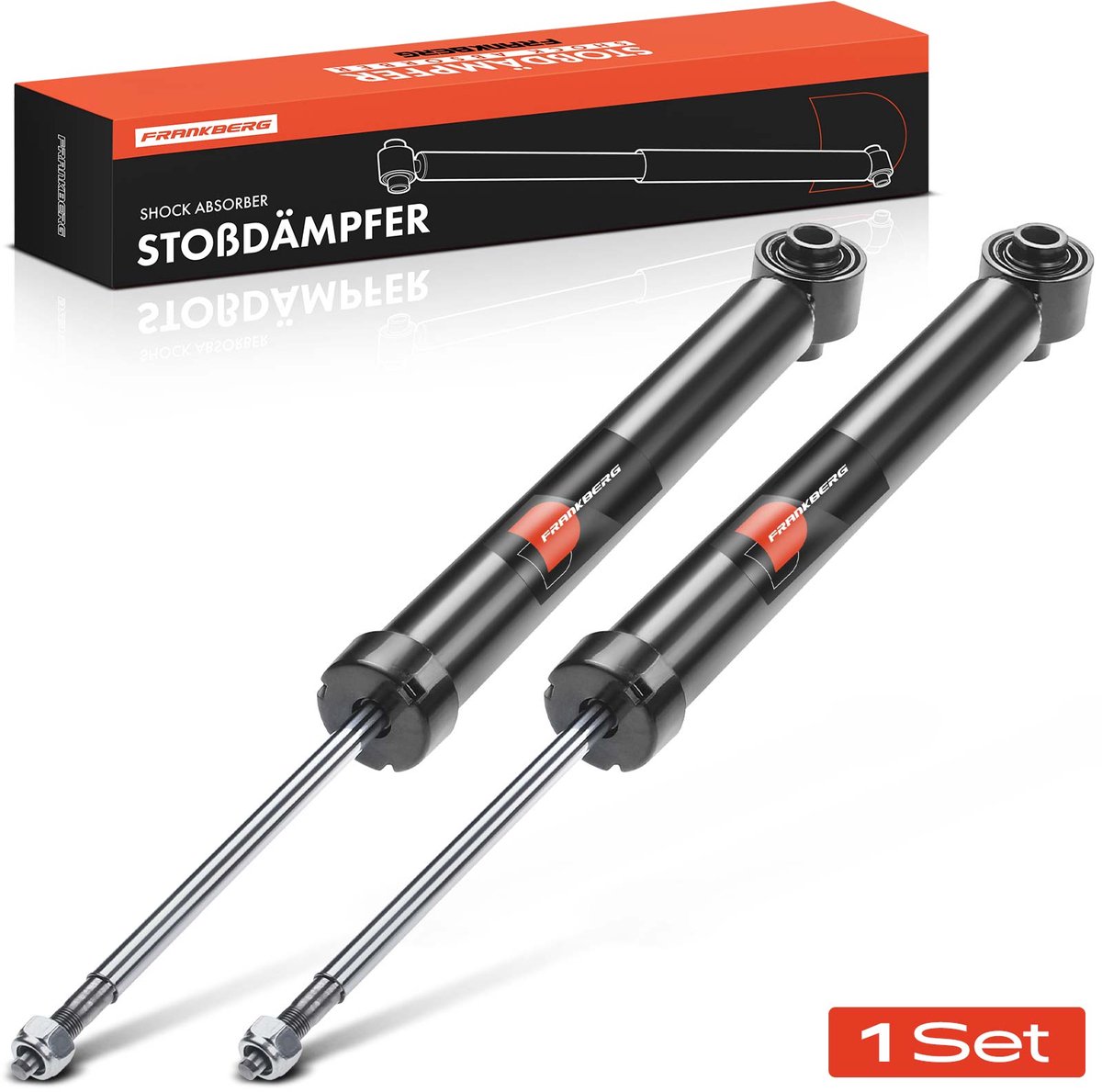 Frankberg 2x Demper Achteras voor Audi