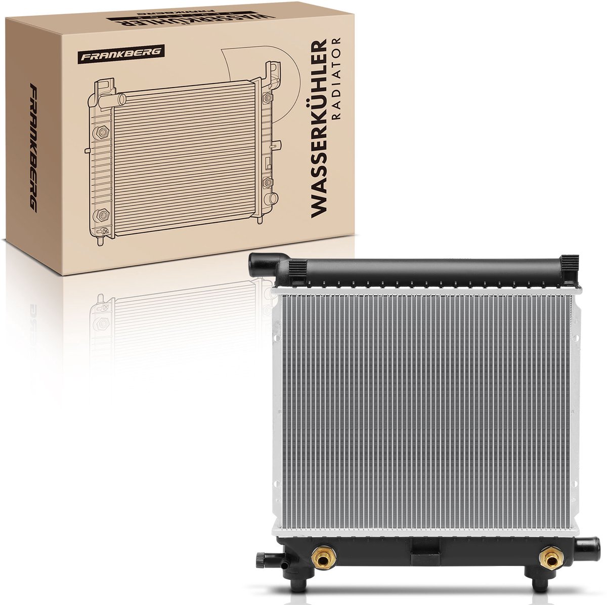 Frankberg 1x Radiator Waterkoeler Motorkoeler voor Benz 124 W124 190