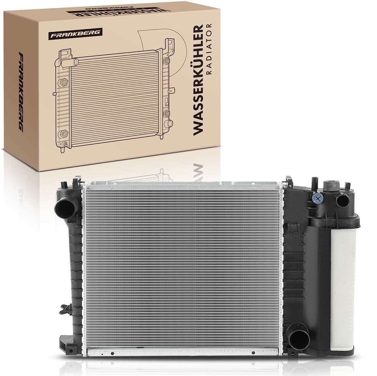 Frankberg 1x radiator waterkoeler motorkoeler voor BMW