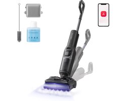 Roborock F25 Ultra-Vloerreiniger-Nat Droog Stofzuiger-draadloos-Elektrische dweil-22000 Pa-stoomreiniger 180 °C-warm water 86 °C-drogen in 5 minuten bij 90 °C-plat 180 graden-wielen ondersteund door AI-besturing via app