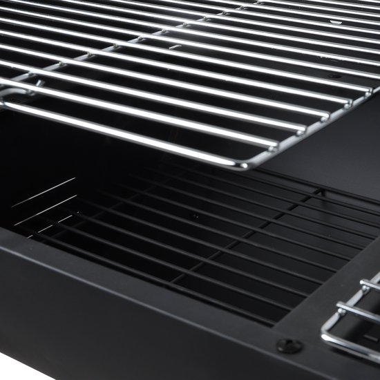 "ELITE" BARBECUE MET METALEN REK - 89 × 47 × H89 CM van Merkloos — afbeelding 3