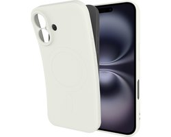 Just in Case hoesje geschikt voor iPhone 16 Hoesje geschikt voor MagSafe - Color Backcover - Ivory