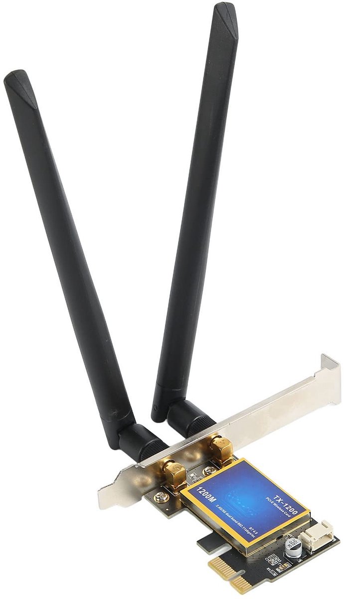 Store_7 WiFi-kaart - Draadloze Netwerkadapter - 1200 Mbps - Dual-band - Bluetooth 4.0 - Geschikt voor Desktop - Compacter ontwerp