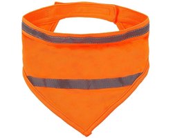 Store_8 - Hondenbandana - Reflecterend - Veiligheid voor je hond - Fluorescerend Oranje - Verstelbaar - Geschikt voor buiten en nachtelijke wandeli...