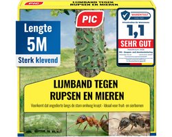 PIC Boom Lijmring - 5m | Inclusief Binddraad | Effectieve Bescherming tegen Rupsenvraat & Klimmende Insecten | Boomlijm tegen Wintervlinders, Mieren & Ongedierte | Weerbestendig & Eenvoudig te Bevestigen