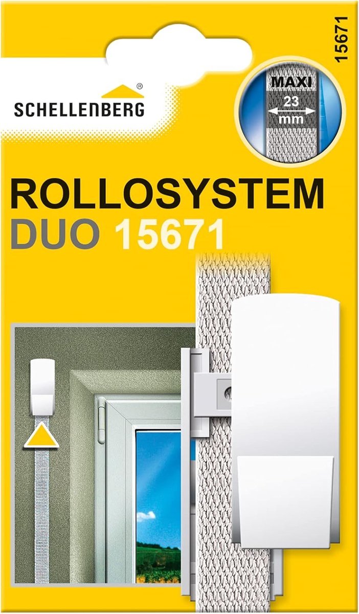 Schellenberg 15671 Rolluikriemgeleider Duo Plus Maxi, wit