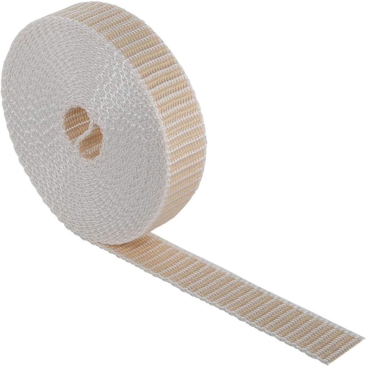 Schellenberg 34503 Rolluikband 23 mm x 4,5 m - System MAXI, rolluikband, webbing, rolluiktape, wit