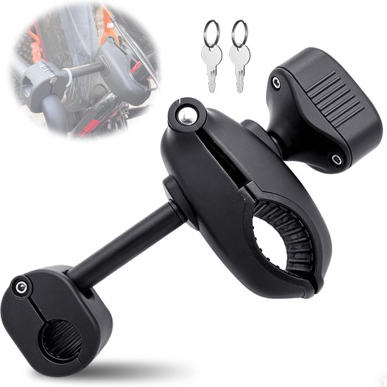 Framehouder fietsendrager – afsluitbaar – verstelbaar 30-60 mm – met rubber bescherming – voor vrijwel alle fietsen