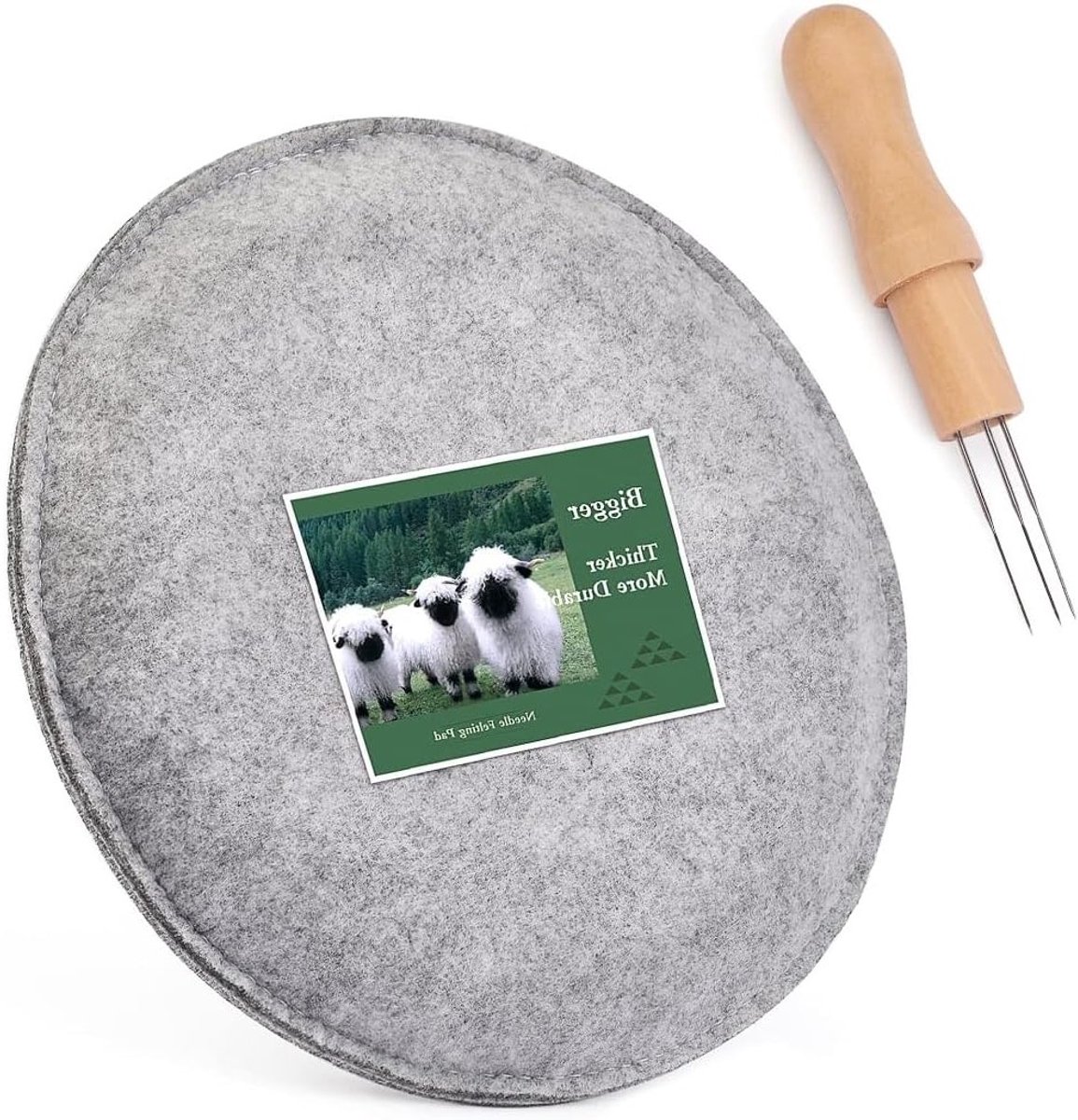 Viltpad voor nat en droog vilten, 280 x 230 mm, inclusief viltnaalden en accessoires
