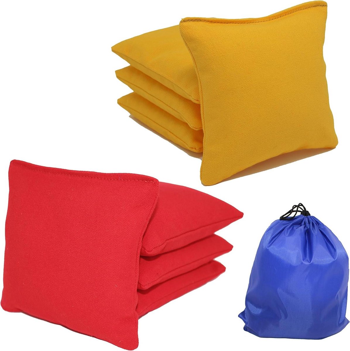 Cornhole Tassen - Gooiballen Set - Buiten Spelen - Alle Weersomstandigheden - Set van 8 - Rood Geel