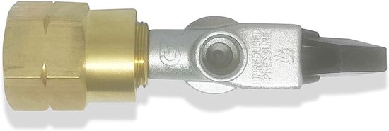 Gas Adapter Kit - Propaan Connector - Flessen Wisselen - 21mm Clip On - 12 x 5 x 4 cm — afbeelding 5