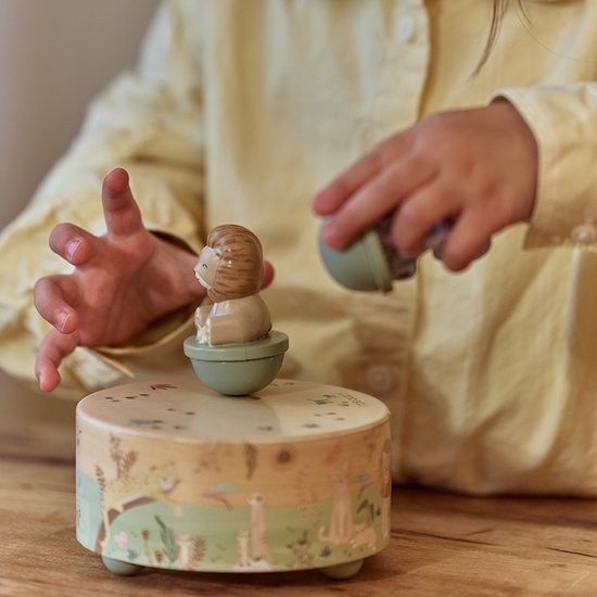 Little Dutch Muziekdoosje met dieren FSC - Safari Friends van Little Dutch — afbeelding 2