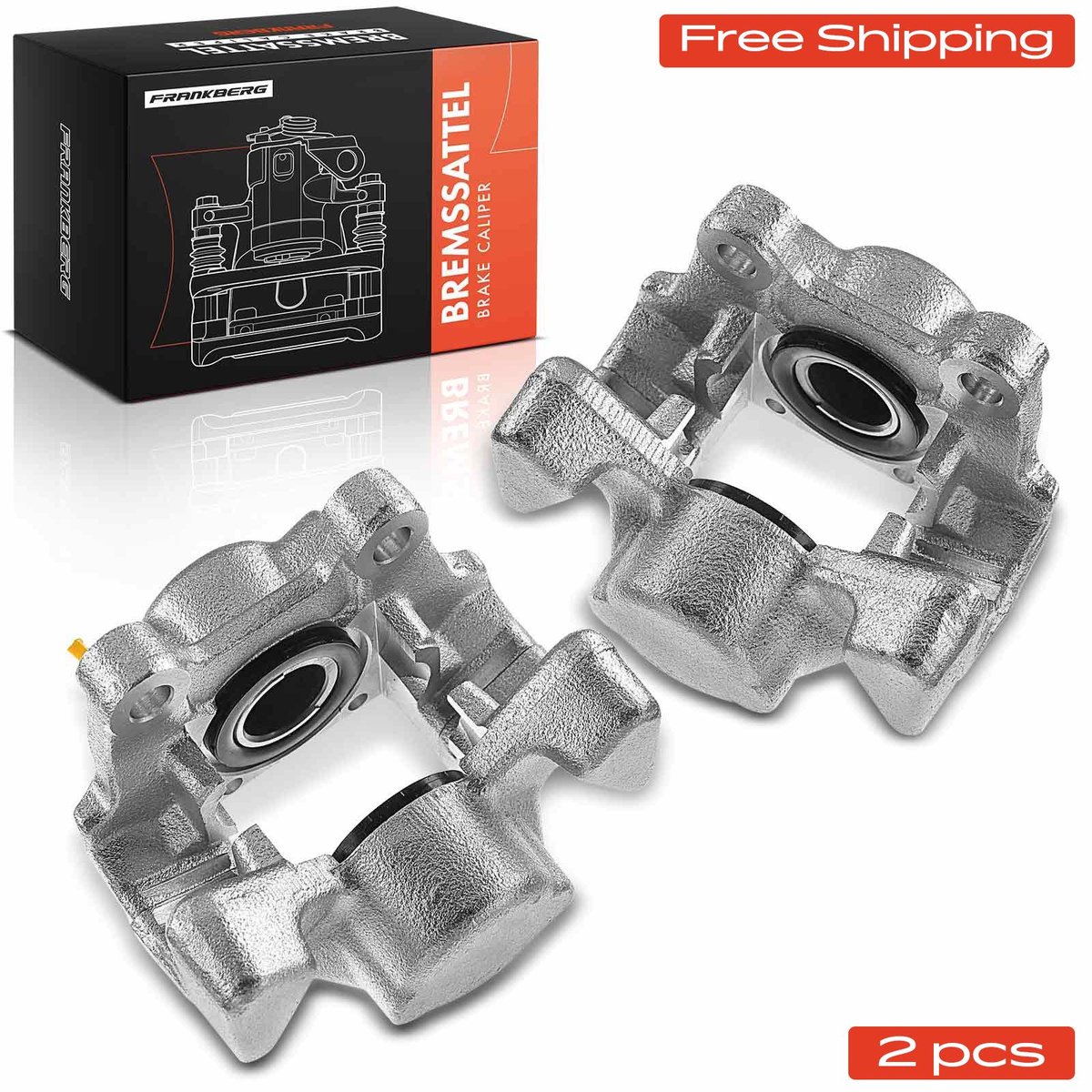 Frankberg 2x Remklauw Achteras voor Opel Omega B V94 Omega B Caravan