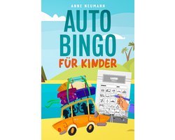 Auto Bingo - Reisspel Kinderen - Autovakantie Vermaak - 120 Verschillende Velden - DIN A5 Formaat - Gekleurde Cover