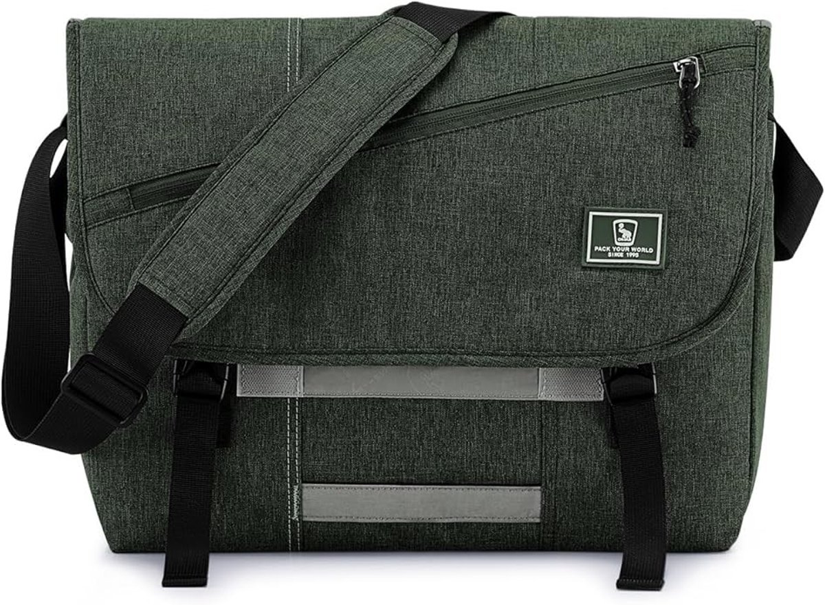 Grote Schoudertas voor Dames en Heren - Ideaal voor Laptop, Kantoor en Reizen