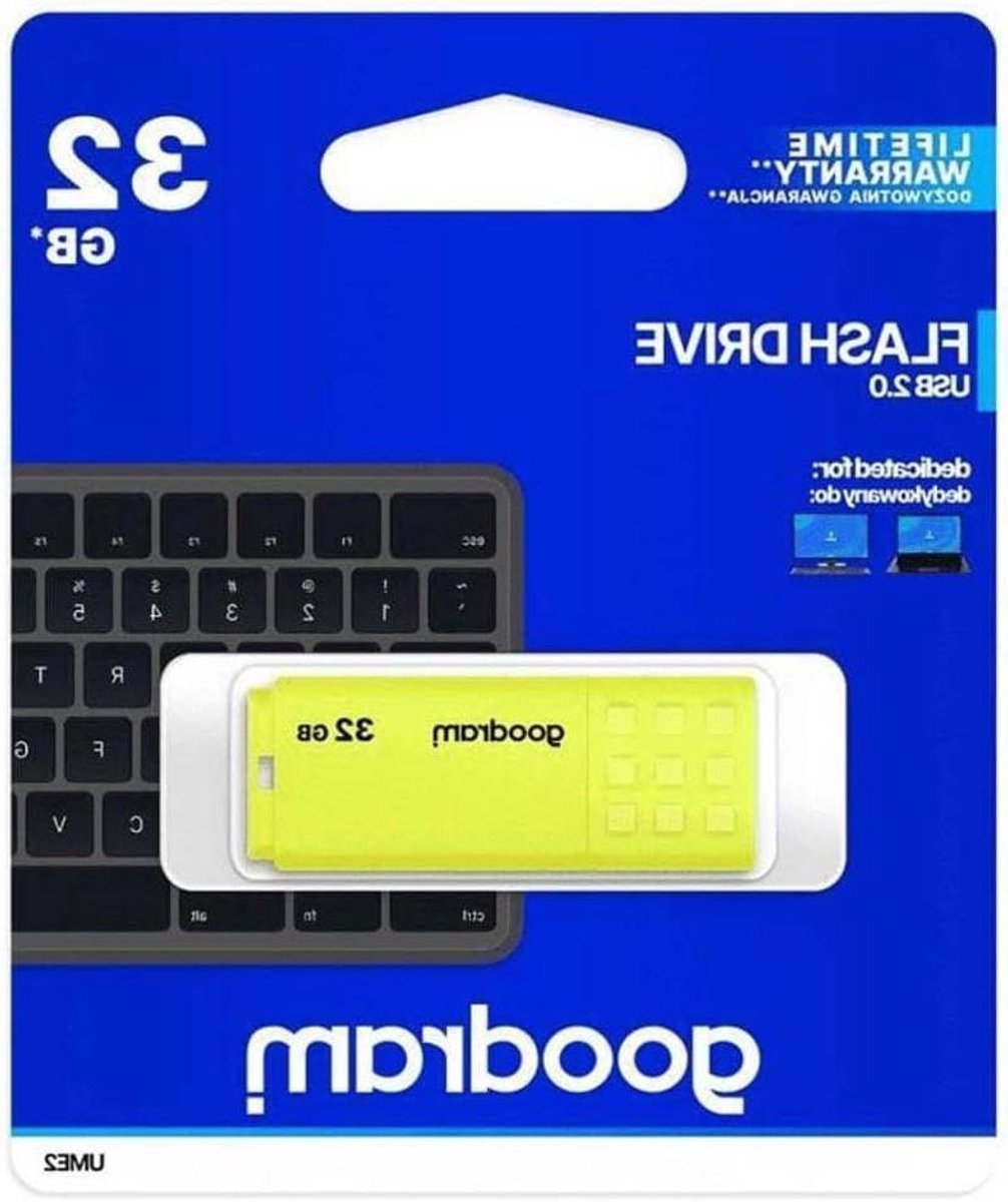 USB-stick - Geheugenstick Dataopslag - Bestanden Overzetten - Plug and Play - 32 GB - Geel