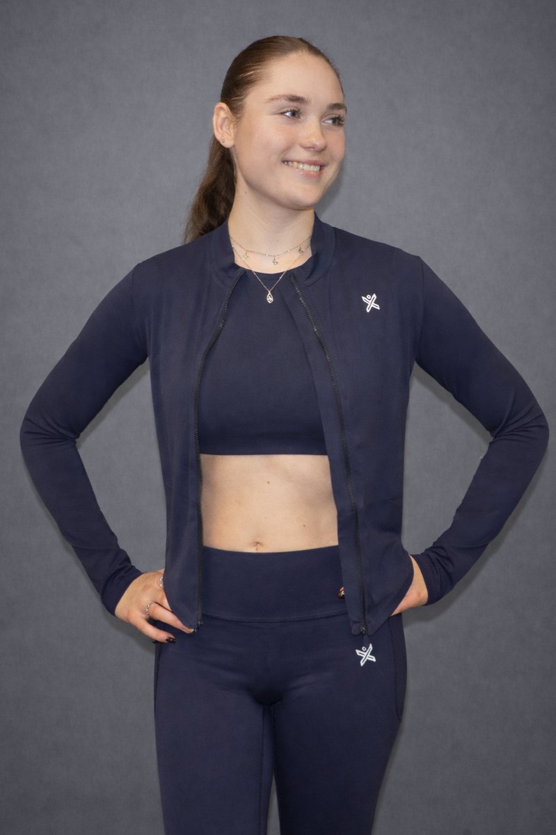 MaxOut - Sportkleding - Sport jacket dames - Blauw - Maat L