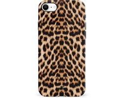 xoxo Wildhearts Wild Thing Double Layer - Panter print hoesje geschikt voor iPhone SE 2022 en SE 2022 hoesje - Luipaardprint hoesje geschikt voor iPhone 8 en iPhone 7 hoesje - Tijger print hoesje - Hardcase luxe hoesje met print