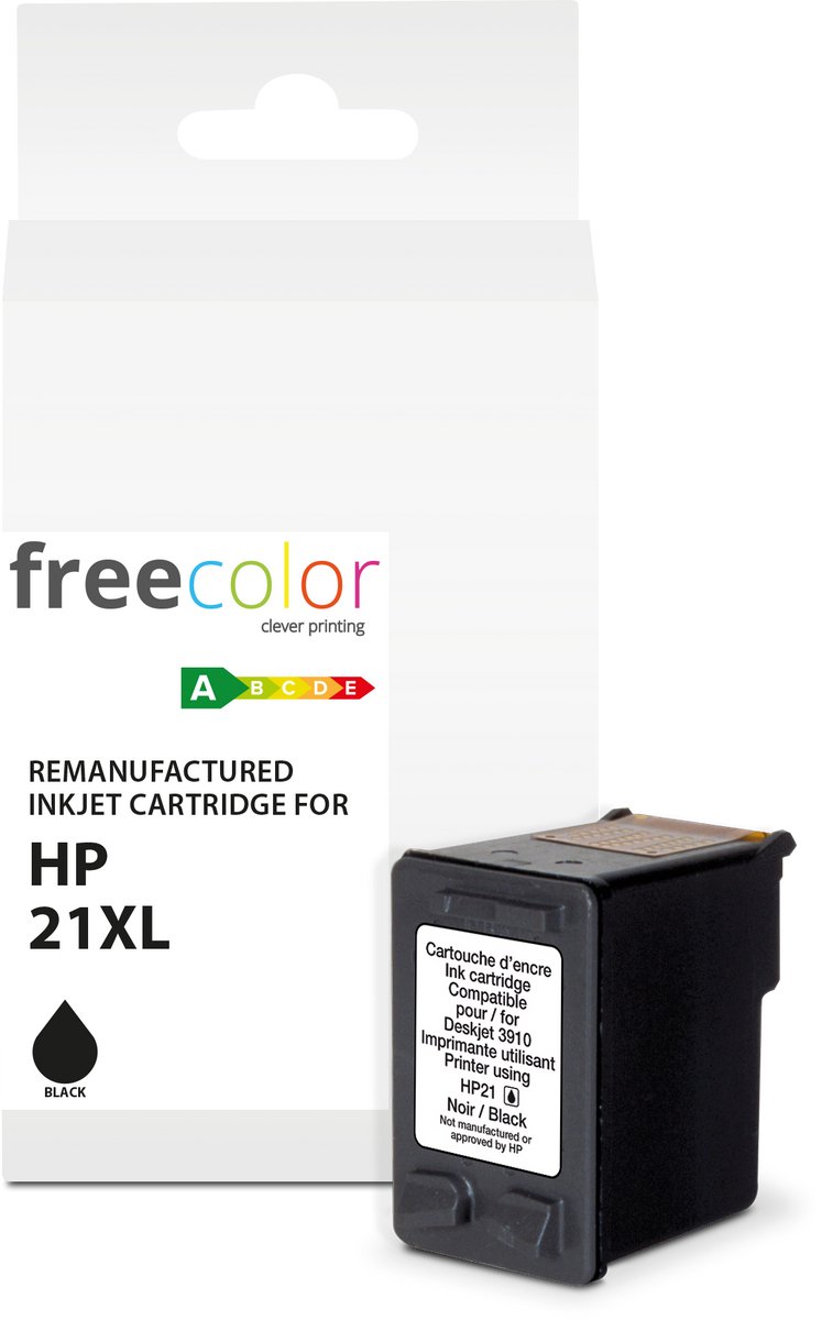 HP 21XL - FREECOLOR - HC- Black 20ml