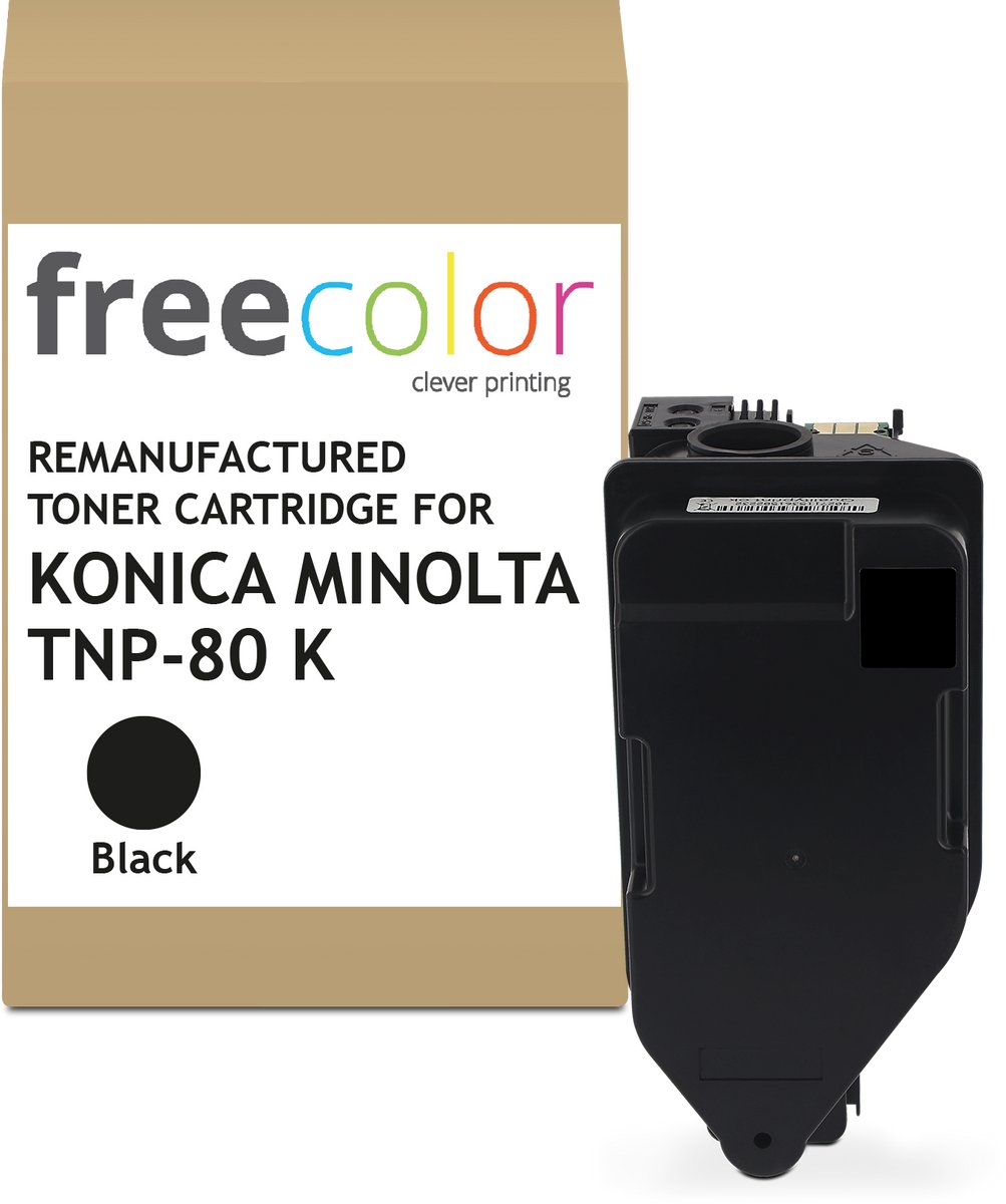 KONICA MINOLTA TNP80K/TNP81K - ton FREECOLOR - Black 13000p