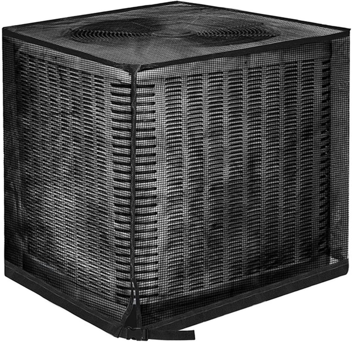 PVC Gecoate Vezelmesh Airconditioner Deksel - 90x90x100cm Buitenomeenheid Deksel voor Buiten Gebruik