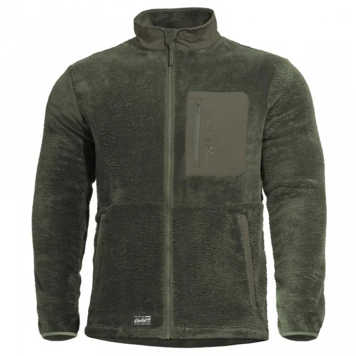 Pentagon Grizzly Fleece Met Volledige Rits Man Ral7013
