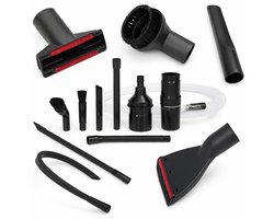 SILLAR Stofzuiger Opzetstukken Set - 32 mm / 35 mm -Universele - Mini Mondstukken, Kierenzuiger, Meubelborstel & Flexibele Slang - 5 stk