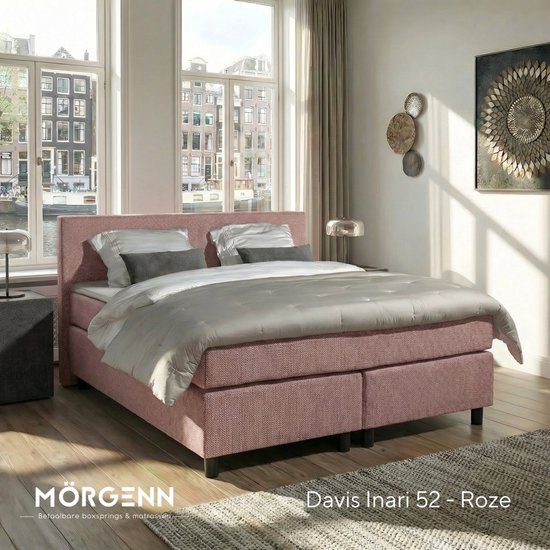 Brouwers Bedding Anno 1588 Boxspring Amsterdam Oud Roze - Brouwers Bedding - €845,00
