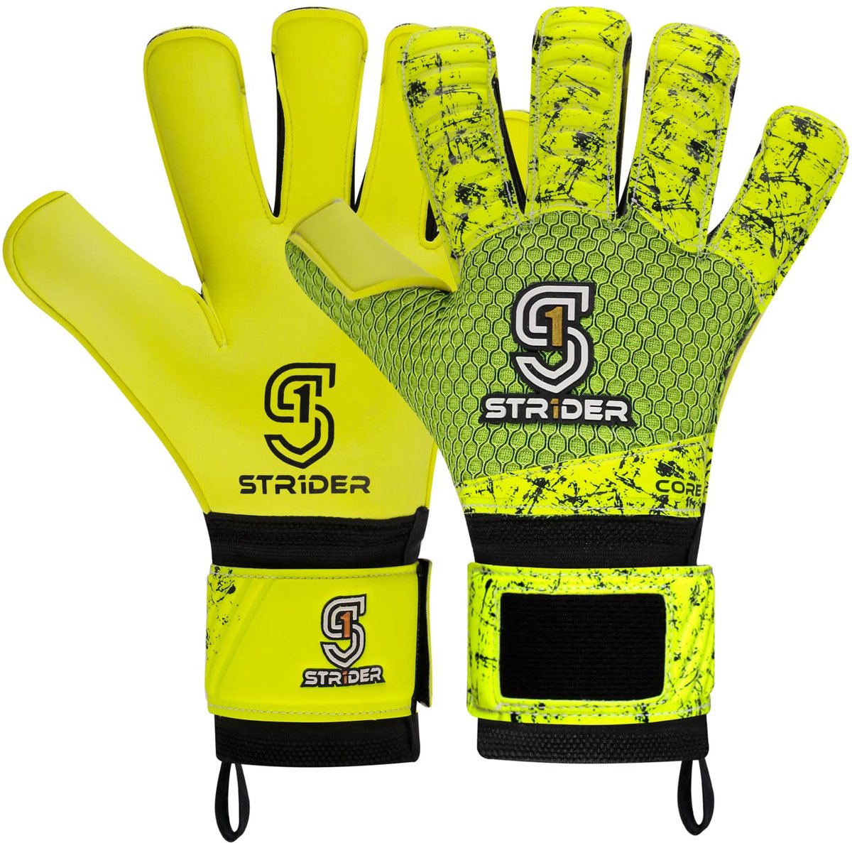 Str1der Core keepershandschoen | Geel | Maat 11