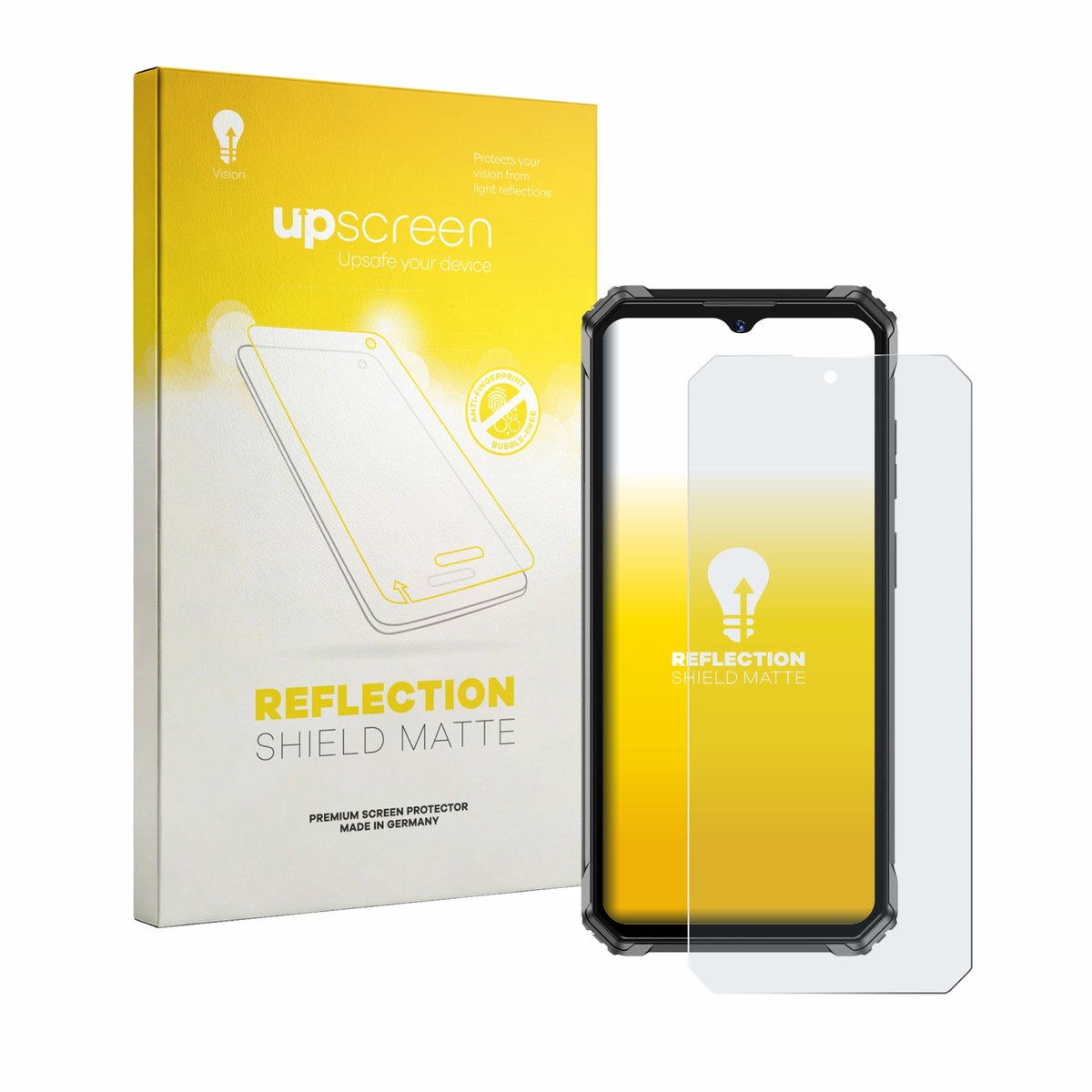 upscreen - Screenprotector voor Oukitel G7 - Folie Beschermfolie anti glare matte