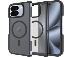 Cazy hoesje geschikt voor Google Pixel 10 Pro Fold Hoesje geschikt voor MagSafe - Military Grade Backcover - Zwart