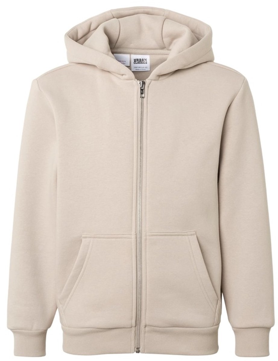 Urban Classics Fluffy Vest Met Capuchon Kinderen Kids 122/128 Grijs