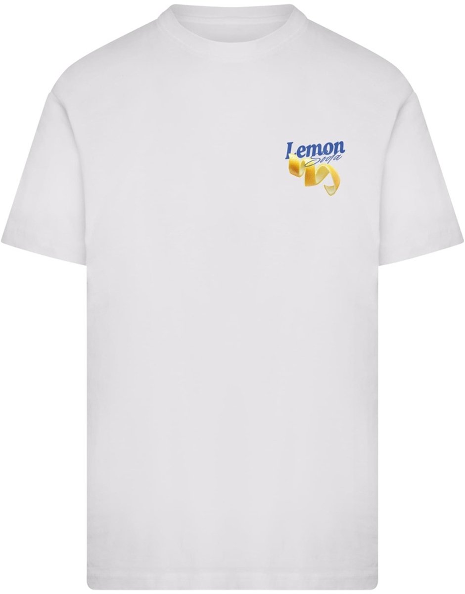 Mister Tee Lemon Soda Heren Tshirt XXL Wit