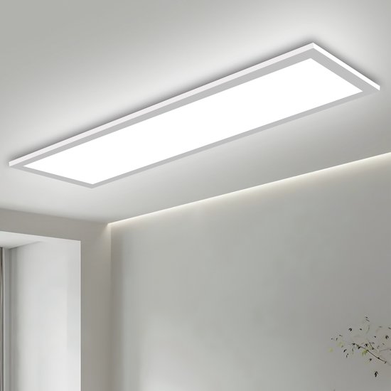 Oraymin LED Paneel 58x20cm-24W-3100LM-Plafondlamp-6500K-Daglicht-Wit-Ultra Dun
