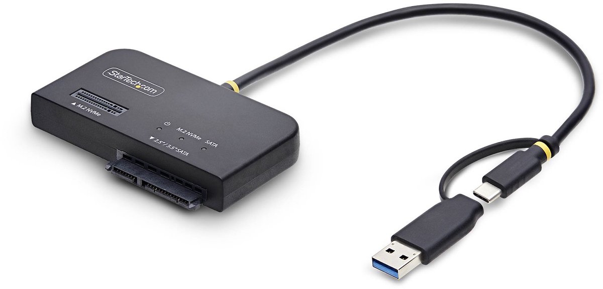 StarTech.com USB-C en USB-A naar M.2 NVMe en 2.5/3.5-inch SATA Basisstation