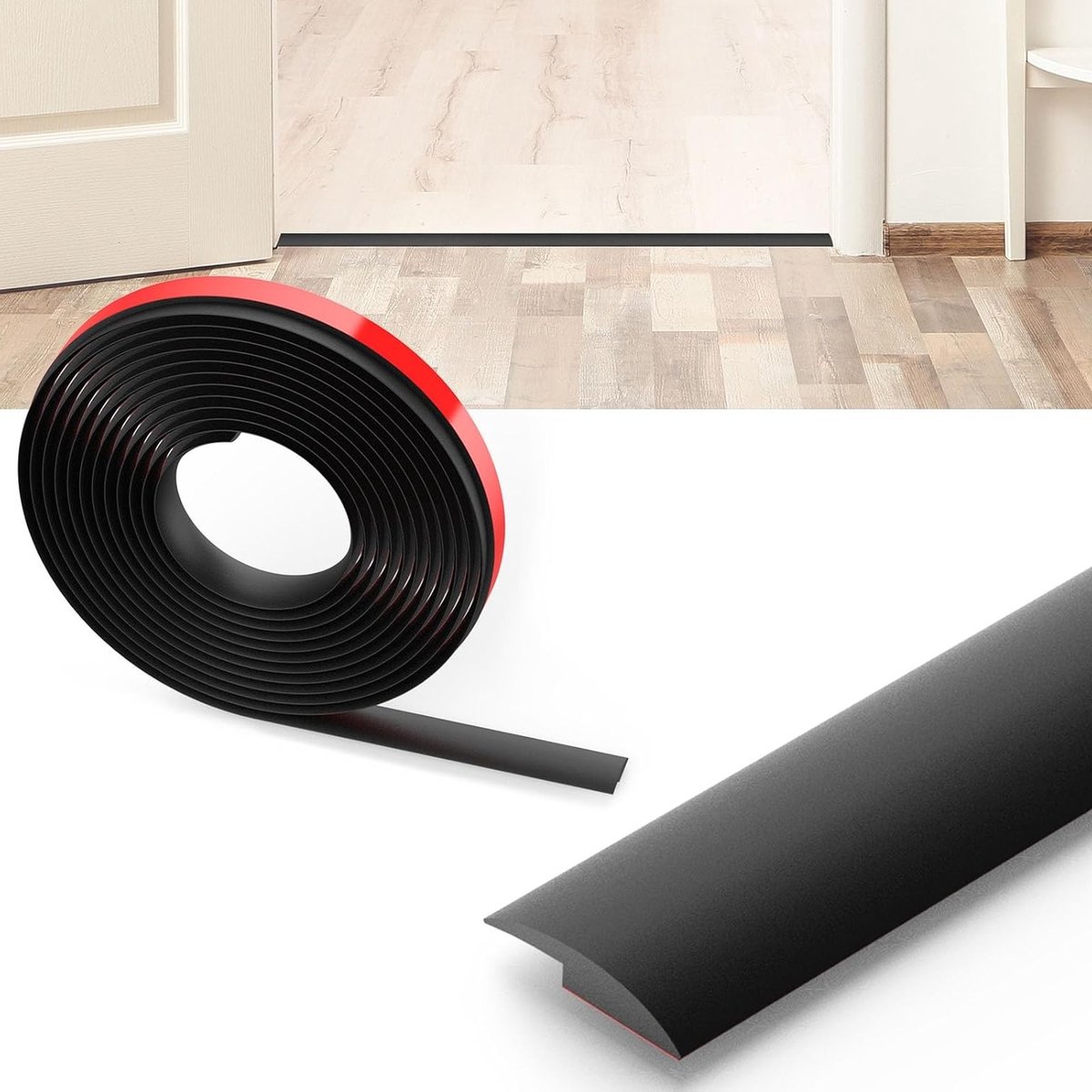 3M Laminaatvloer Limiter, PVC Vloerverdeler, Zelfklevende Drempelstrip voor Verbinding van