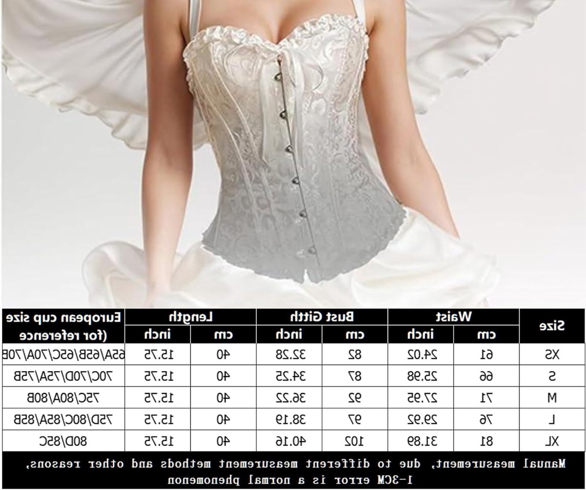 Dames Corset met Shaping Effect voor een Slanker Silhouet en Volle Borst in Satin Stoffering
