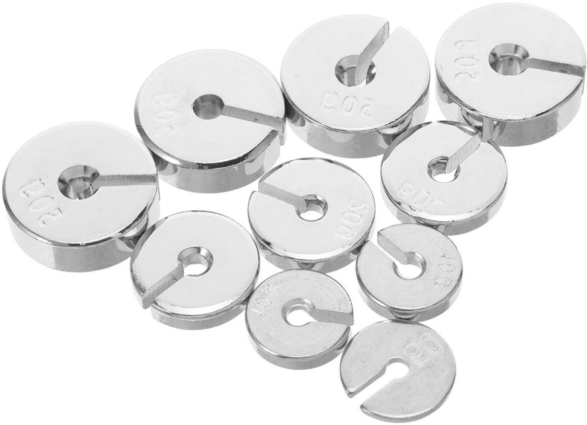 35-delige Haakgewichten Set voor Laboratoriumgebruik - Nauwkeurige Kalibratiegewichten voor Fysica en Mechanica Experimenten, Onderwijs Tool voor Precisie