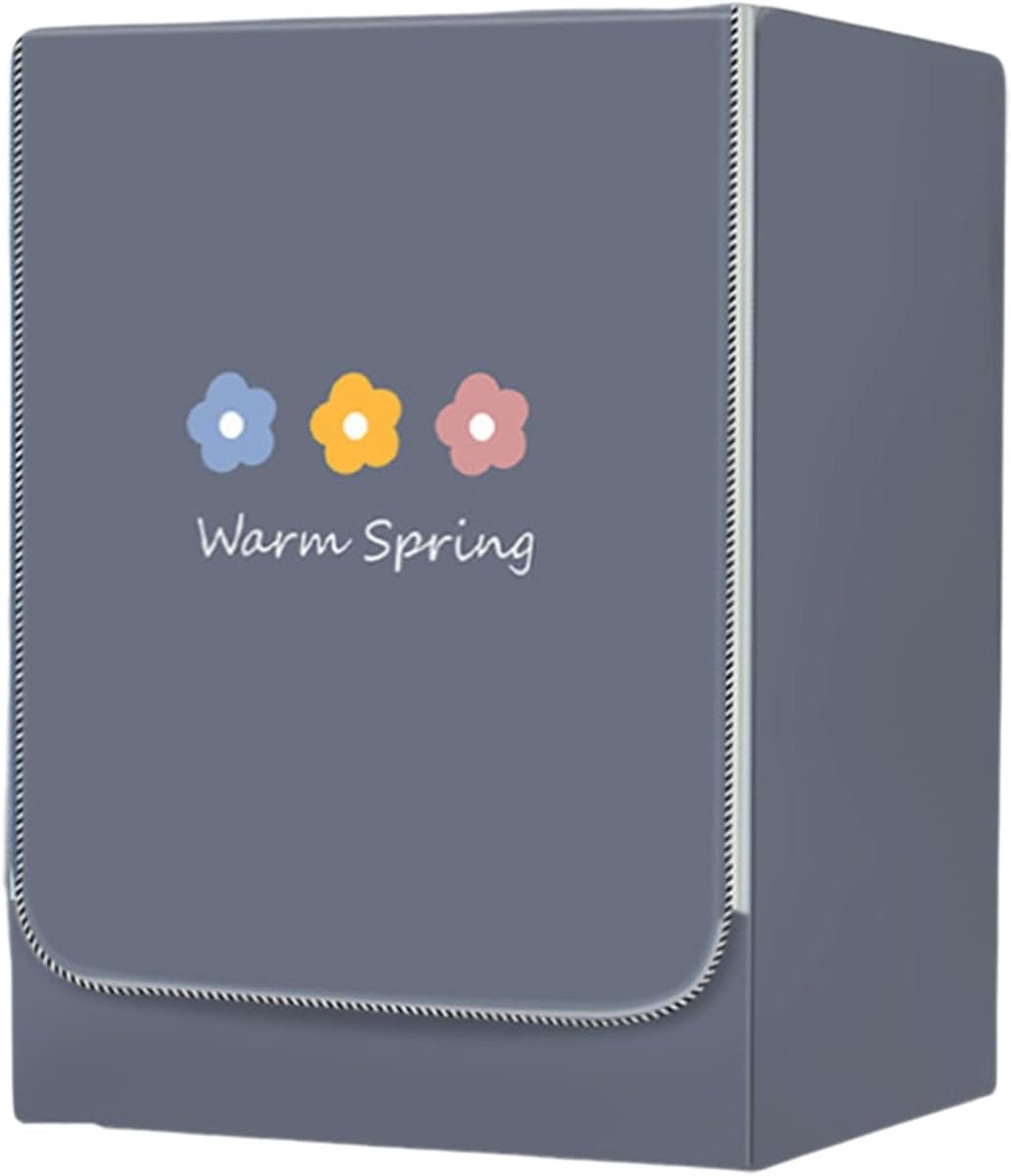 Wasmachinehoes Machine Cover Apparaat Beschermen Waterdicht Stofdicht M 8-10kg Bloemenprint