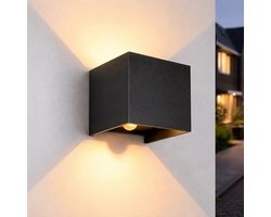Buitenlamp met bewegingssensor - 12x12x12cm - Wandlamp met s