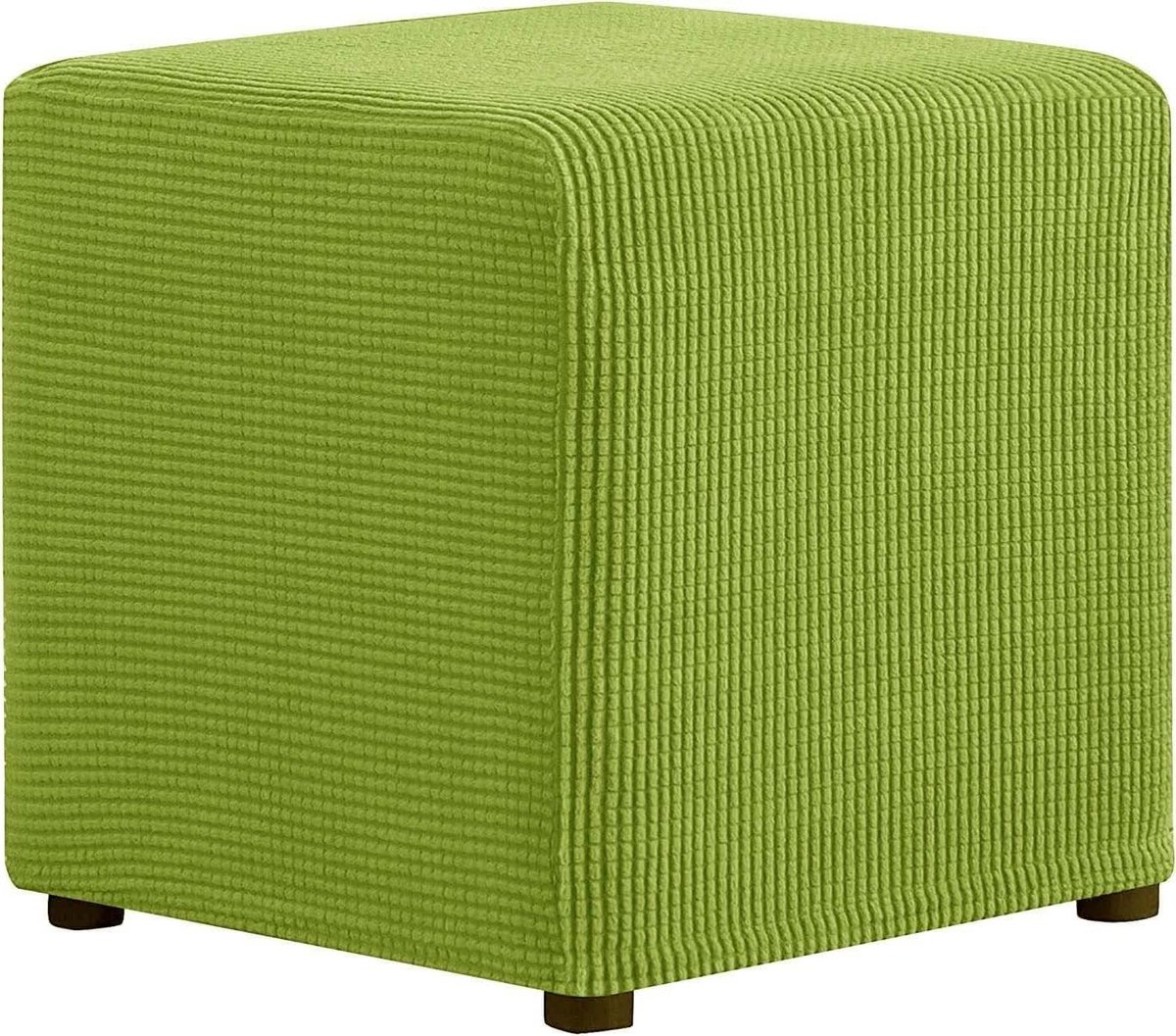 Poef Hoes - Voetenbank Beschermer - Meubels Opfrissen - Hoge Elasticiteit - 40x40cm - Kleur #5