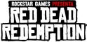 Logo met de tekst 'Rockstar Games Presenta Red Dead Redemption'.