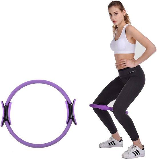 Allecto - Magische ring - Pilatescirkel - Lichtgewicht en sterk - Paars - Fitnessapparatuur - Ideaal voor yoga en pilates - Geschikt voor dames - F... van allecto — afbeelding 4
