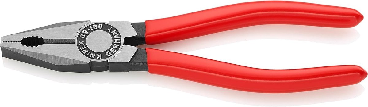 Combinatietang - Gereedschap Tang - Klus Werk - Lange Snijkanten - 180 mm - Rood