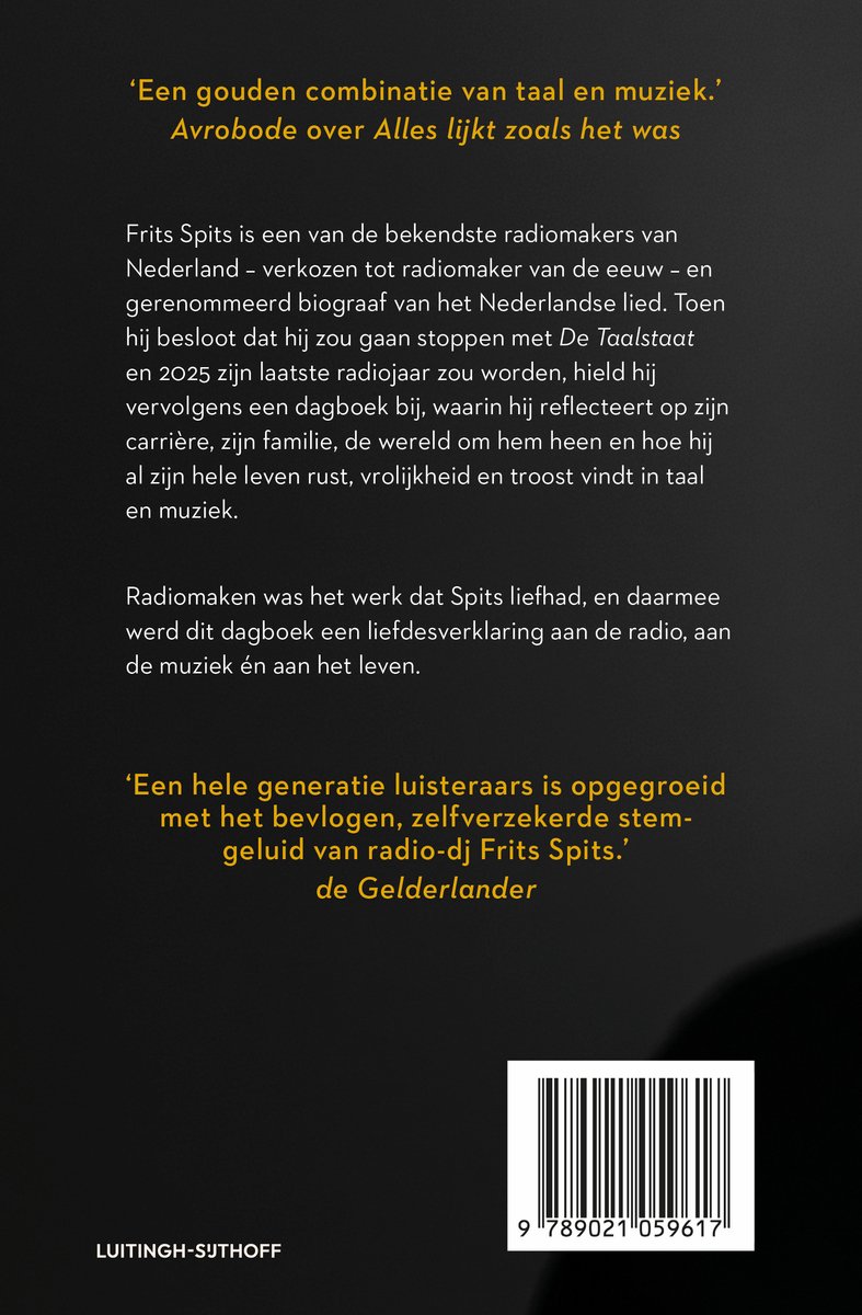 Mijn laatste radiojaar - back cover